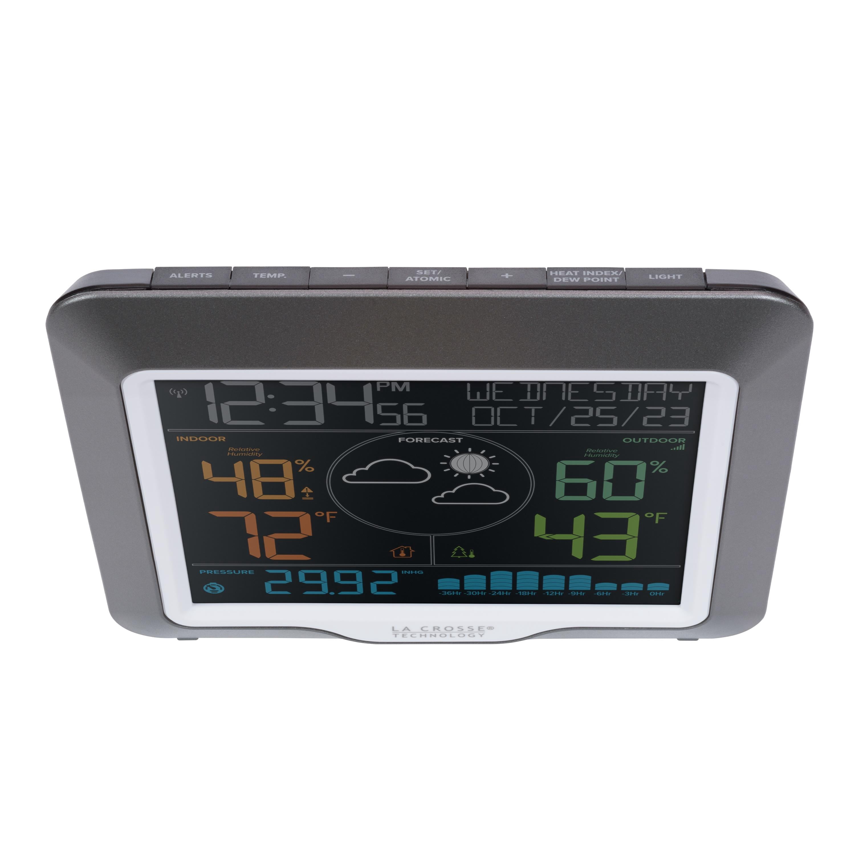 La Crosse Technology Digital Wireless Color Weather Station with Historical Pressure, M73170