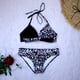 thumbnail image 3 of Tirantes de mujer Verano acolchado Push Up Traje de baño Ropa de playa Traje de baño Bikini Conjunto Fridja  nalpqowj54513, 3 of 4