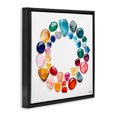 thumbnail image 3 of Stupell Industries Contemporary Gradient Gemstones in Circle Black Floating Frame Canvas Art, 18 x 18, by RB, 3 of 7