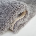 thumbnail image 5 of Safavieh Luxe Paxton Solid Shag Area Rug, Gray, 4' x 4' Round, 5 of 12