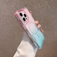 thumbnail image 6 of Decase Magnetic Phone Case Compatible with iPhone 16 Pro Max,Compatible with Mag-Safe,Cute Fashion Gradient Back Cover Design,Heavy Duty Translucent Gradient Case Fits for iPhone 16 Pro Max,G, 6 of 10
