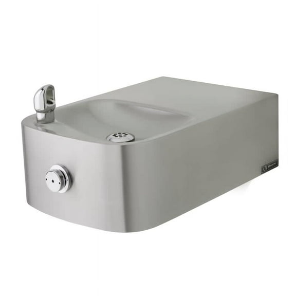 Haws 1109.14 Single Bubbler, Wall Mounted, Barrier-Free, 14 Gauge Stainless Steel Drinking