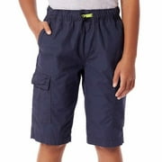 UNIONBAY Youth Boy's Pull-On Cargo Short, Small(7/8) (Starry)