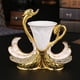 thumbnail image 3 of Juego De Cuchara De Cena Decorativa, Juego De Vajillas De Forma De Cisne Exquisito Con Elegante Soporte De Cuchara Con 6 Cucharas Para Frutas De Café., 3 of 7