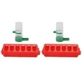 thumbnail image 4 of Feeding Dish Dispenser, Chicken Feeder PP Plastic 2Set Flip Top Automatic  For Farm L Waterer 140ML,M Waterer 90ML,S Waterer 60ML, 4 of 8