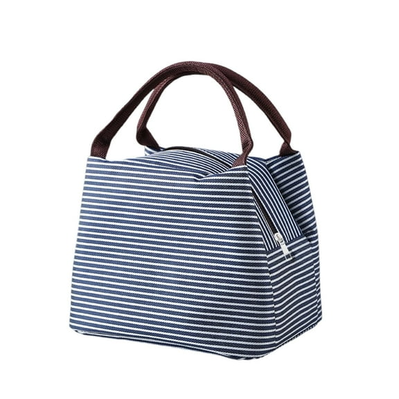 Gnwei Insulated Grocery Bag with Zippered Top - Thermal Reusable Canvas Shopping Tote for Groceries - Travel Picnic Leakproof Cooler Bags Keep Foods Cold or Hot for Hours