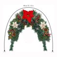 thumbnail image 5 of Mouliraty Christmas Mailbox Swag Garland with Poinsettias Flowers, 90cm Christmas Pineapple Mail Box Decoration Home LED Glowing Dead Branch Decoration, 5 of 6
