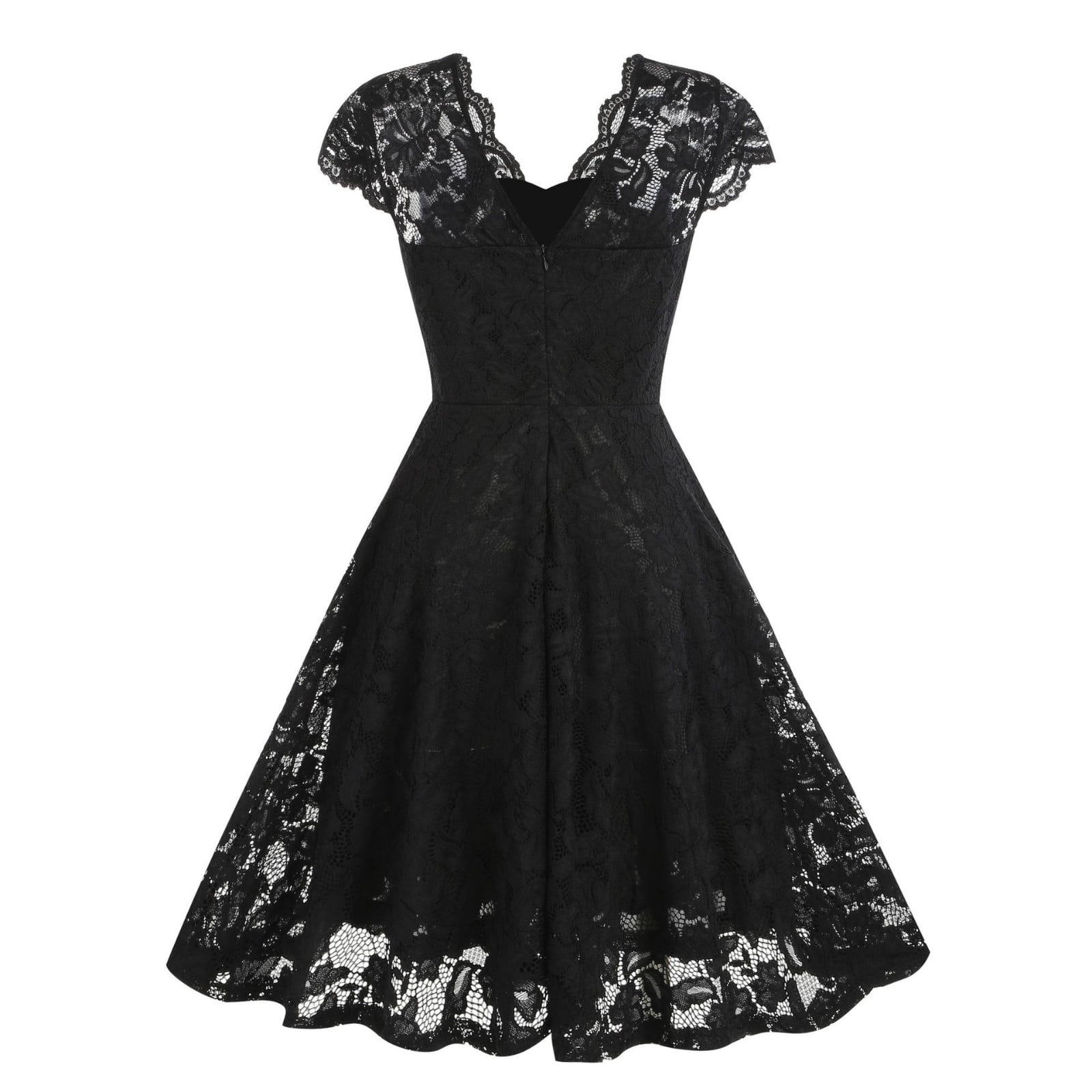 ワンピース elfelfelfarchives LACE LINED DRESS Black ワンピース elfelfelfarchives LACE LINED DRESS Black