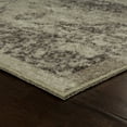 thumbnail image 4 of Maples Rugs Lexington Farmhouse Floral Taupe Washable Hallway Runner Rug, 2' x 6', 4 of 7