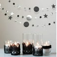 thumbnail image 6 of Cheerland Gothic Party Decoration Black Silver Full Moon Star Garlands, 3 Pieces, 6 of 8