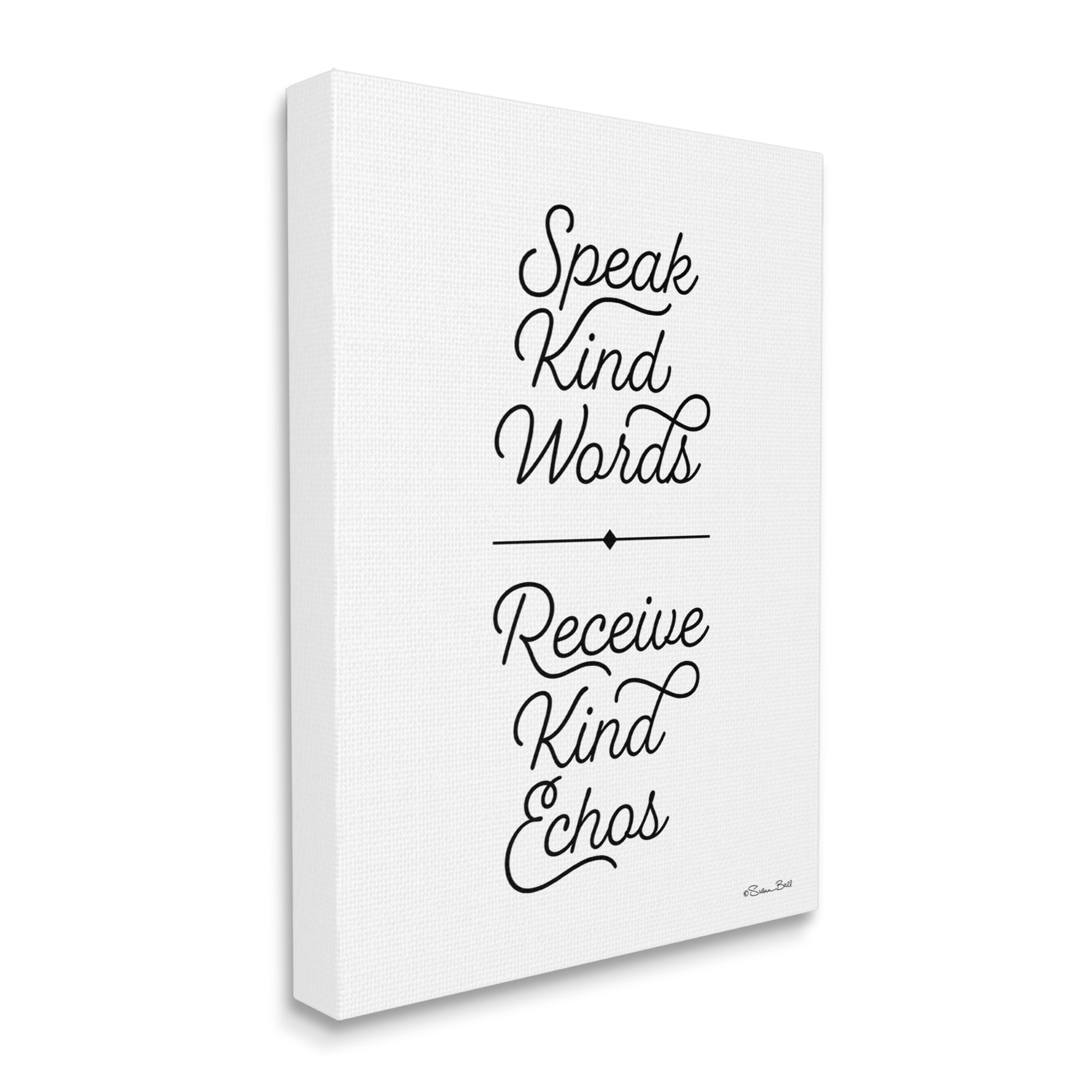 Stupell Industries Kind Words Receive Tender Echoes Reap Consequences Proverb,36 x 48, Design by Sn Ball