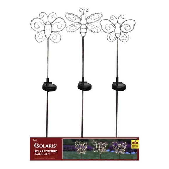 Alpine 8068762 Piquet de Jardin Extérieur en Métal 34 Po, Couleurs Assorties - Lot de 12