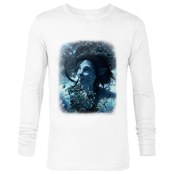 Avatar: The Way of Water Kiri Joy Beneath the Waves Na’vi - Long Sleeve T-Shirt for Men - Customized-White
