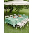 thumbnail image 4 of Outdoor Tablecloth with Umbrella Hole for Patio/Picnic/Party/Camping, Sage Green Ombre Waterproof Table Cloth Rectangle Table Cover Washable, Modern Abstract Art Oil Painting (52"x 70"), 4 of 9