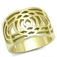 thumbnail image 1 of Alamode TK3119-8 Bague en Acier Inoxydable Or IP pour Femmes Sans Pierre - Taille 8, 1 of 1