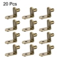 thumbnail image 3 of Uxcell 0.24" L Shaped Shelf Support Peg Support Bracket W Hole Bronze 20Pcs, 3 of 3