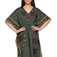 thumbnail image 3 of Moomaya Caftan pour Dames Tenue de Détente des Fêtes Robe Maxi Robes Africaines pour Femmes, 3 of 6