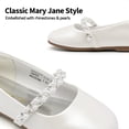 thumbnail image 4 of Zapatos para Niñas DREAM PAIRS Serena-100 Flats Marfil Talla 6 para Niñas Pequeñas, 4 of 8