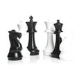 thumbnail image 4 of MegaChess Outdoor Chess Set Giant with 16" King Bundle, Mat & Checkers Set, 4 of 8