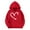 Red, variant on Mercatoo Youth Girls Prepp1 Hoodies Oversized Cute Heart Graphic Pullover Valentines Day Sweatshirt Kids Trendy Long Sleeve Shirt