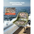 thumbnail image 2 of VEVOR Boat Seat, Low Backrest, Folding Fishing Boat Seat with Thickened Sponge Cushion & PU Polyester Fabric, Strong PP Frame, Flip Up Boat Seat for Fishing Boats, Yachts, Ships, Camouflage Color, 2 of 9