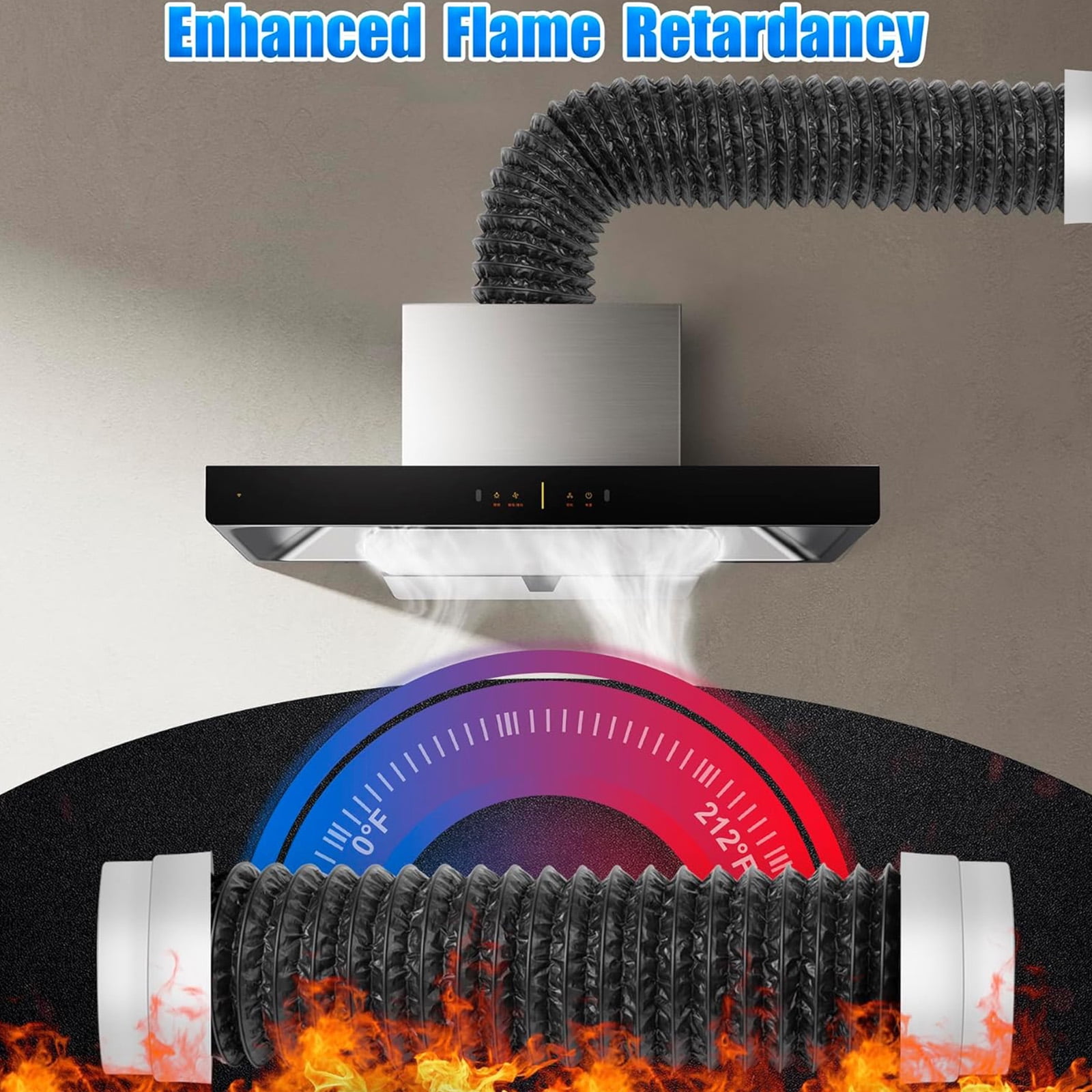 Multi Functional Dryer Vent Hose 5 feets for Easy Installation High Efficiency and Versatile Applications