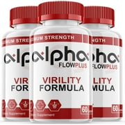 (3 Pack) Alpha Flow Plus - Dietary Supplement - 180 Capsules