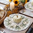 thumbnail image 6 of Sweet Home Round Braided Placemats Set of 8, Farmhouse Rustic Country Star White Pumpkin Gingham Heat Insulation Place Mats Washable Non-Slip Table Mats for Kitchen Dining Party, 15 Inches, 6 of 9
