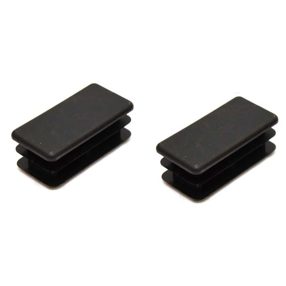 Rodon Boat Ladder Plugs P-32-U-64 | 2 x 1 x 3/4 Inch Black (Pair)