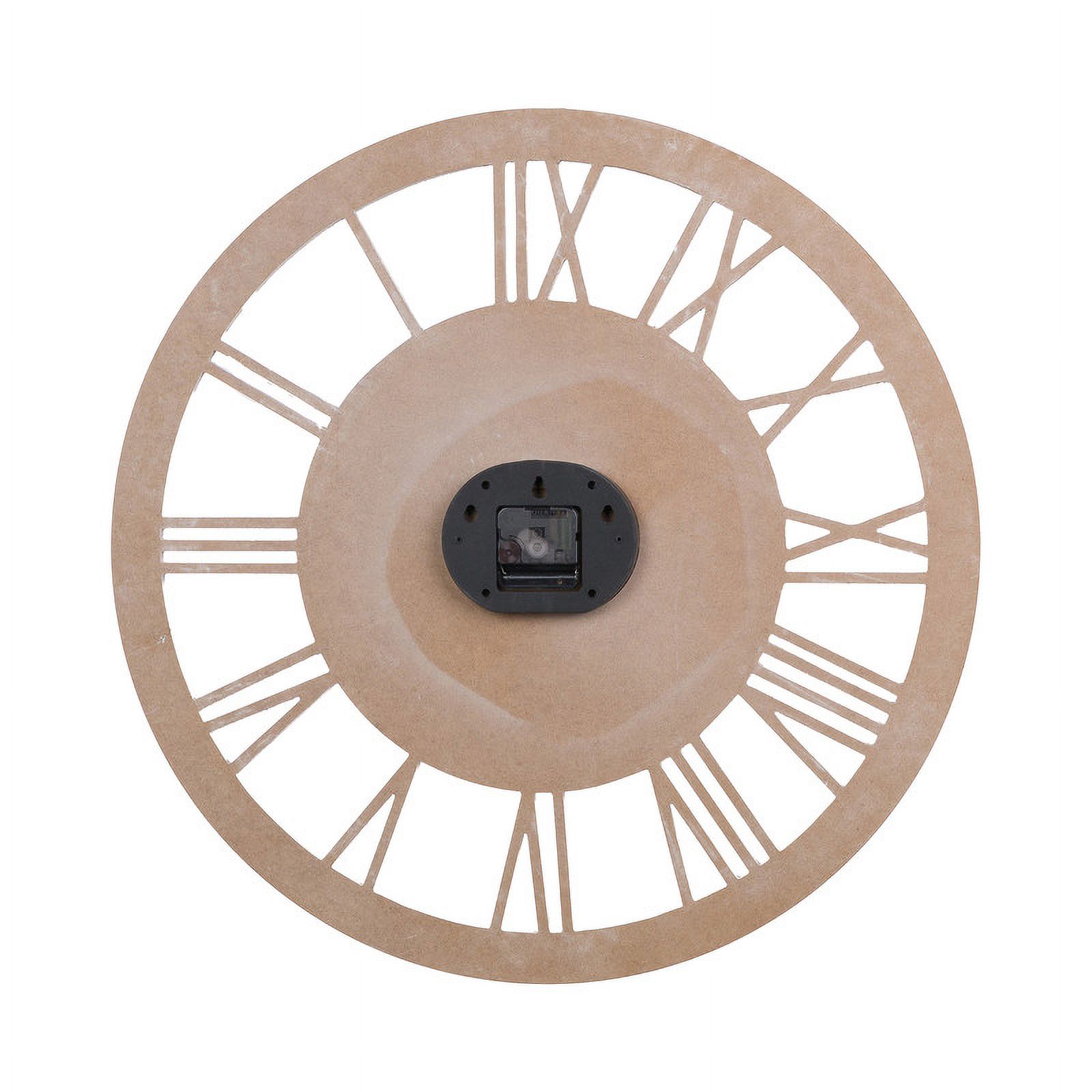 Seraphine Distressed Farmhouse Wooden Wall Clock