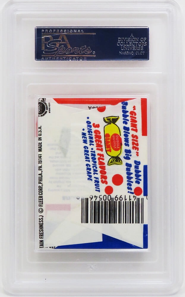 1986 Fleer Basketball Wax Pack - (Encapsulated / Graded PSA 8) (D 