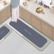 thumbnail image 1 of Alfombrilla de cocina de barro de diatomeas, impermeable, antideslizante, resistente a la suciedad, absorbente, para puerta de entrada, tira de alfombra de secado rápido, 1 of 5