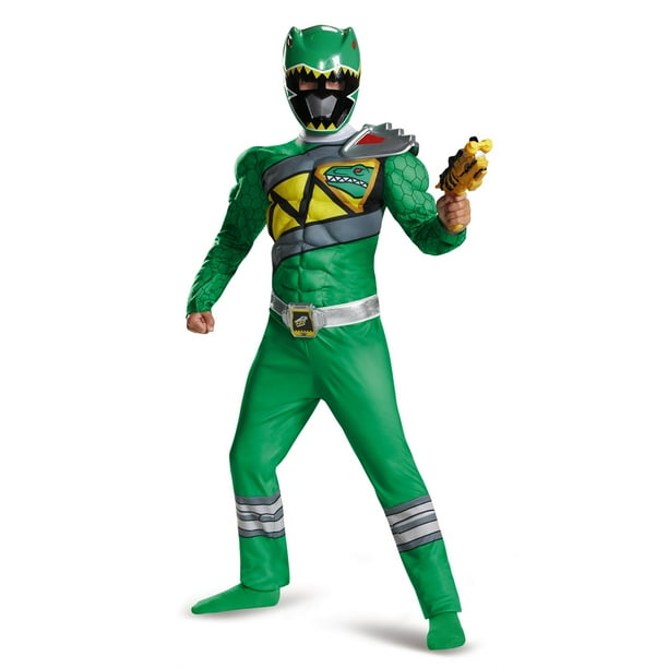 POWER RANGERS DINO CHARGE GREEN RANGER MUSCLE CHILD COSTUME Walmart