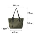 thumbnail image 4 of Zhaomeidaxi Tote for Women Leather Nylon Shoulder Bag Women's Oxford Large Capacity Work, 4 of 7