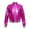 Rose, variant on YONGHS Kids Girls Metallic Flight Jacket Long Sleeve Zippered Coat Outerwear Purple 6