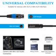 thumbnail image 2 of Cable Mini XLR Macho A XLR Hembra Jolgoo 2m BMPCC 4K, 2 of 5