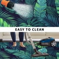 thumbnail image 5 of Tropical Plants Outdoor Rug for Patio/Deck/Porch, Non-Slip Large Area Rug 5 x 7 Ft, Summer Watercolor Teal Green Palm Leaves Indoor Outdoor Rugs Washable Area Rugs, Camping Rug Carpet Runner, 5 of 8