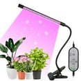 thumbnail image 1 of USB LED Grow Light 1/2/3/4 Head Red & Blue Full Spectrum Clip Plant Growing Lamp 5 Level Dimmable LED Clamp Growing Lamp, 1 of 2