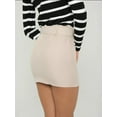 thumbnail image 4 of High Waist Mini Skirt with a Belt Detail, 4 of 4