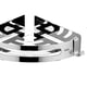 thumbnail image 5 of Estantes esquineros Ticfox organizador triangular sin perforaciones de Acero inoxidable, 5 of 14