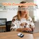 thumbnail image 5 of Wireless  2.4GHz Lovely  Dog Shape USB  1200DPI Cordless Kids Small Optical Rechargeable Computer Mice for Laptop Computer (Black), 5 of 9