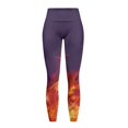 thumbnail image 5 of Renewold Flame Violet Womens Yoga Pants with Pockets High Waisted Womens Leggings Cute Exercise Yoga Leggings Opaque Activewear Lightweight Ankle Leggings, 3XL, 5 of 8