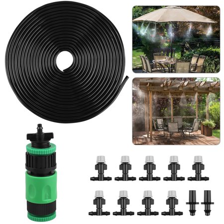 Tsv 33ft Water Drip Mist Irrigation Kits 1 4 Hose Distribution