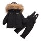 thumbnail image 2 of Xihbxyly Mono de Invierno para Bebé, Chaqueta de Plumón de Dos Piezas con Entrepierna Desmontable, Tejido Repelente Al Agua, Aislamiento Térmico para Esquí, Senderismo y Actividades Al Aire Libre, pa, 2 of 6