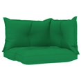 thumbnail image 2 of vidaXL Pallet Cushions 3 pcs Green Fabric, 2 of 5