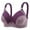 Purple, variant on CFLVAEK Wirefree Bras for Women Plus Size Push Up Everyday Bra Lightly No Underwire Bralette Breathable Full Coverage Tshirt Bras Beige L