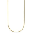 thumbnail image 3 of 24K Solid Yellow Gold 1.3mm Cable Rolo Link Chain Belcher Necklace, 3 of 6