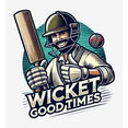 thumbnail image 2 of Cricket Sports Wicket Good Time Adult White Crew Neck Short Sleeve Tee-Medium, 2 of 4
