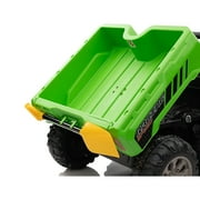 Funride 4WD 24 Volt Ride on Toys with Remote Control, 2 Seater Power Car Wheels UTV Toys, Ride on Truck Car w/ Electric Dump Bed, Shovel, Bluetooth Music