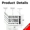 thumbnail image 2 of Need Extra Space Self Storage Yard Sign 5 Pack of 18 Inch x 24 Inch Single Sided Weatherproof Heavy-Duty Plastic with Stake | Affordable Units, Convenient Locations, Professional, 2 of 7